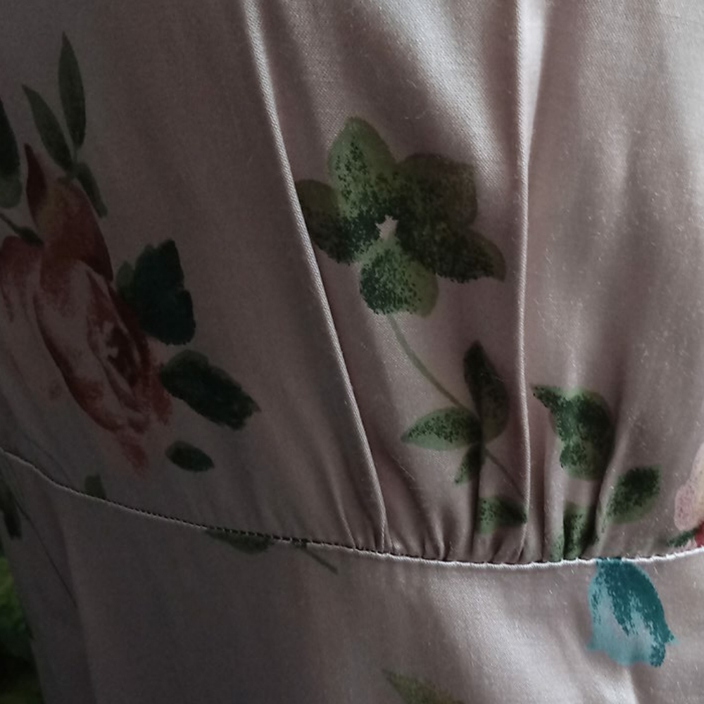 ❤5/$25 LA GIRL MAXI DRESS SATIN FLORAL SIZE M - Picture 6 of 9